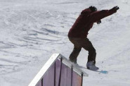 Snowpark para snowboard y freestyle