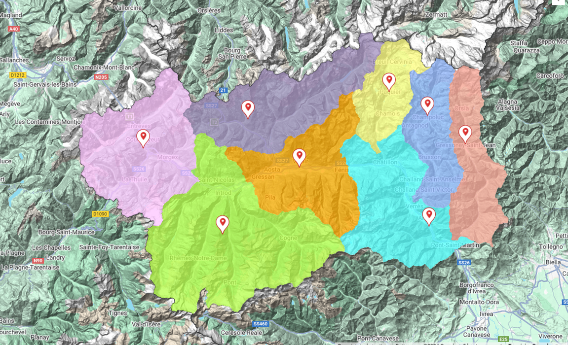 Aree turistiche Aree turistiche