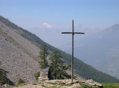 Vue sur le Mont Blanc - Valpelline