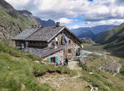 Berghütte rifugio Elisabetta Soldini