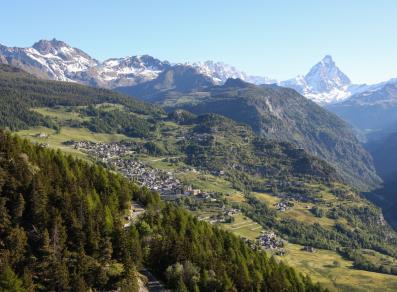 Torgnon und das Matterhorn