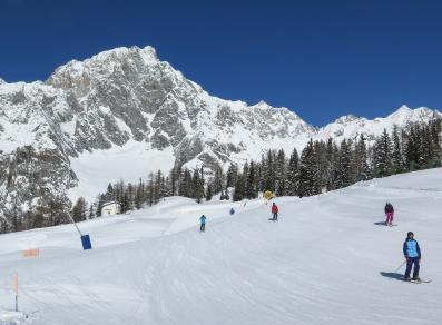 Courmayeur Mont Blanc Skigebiet