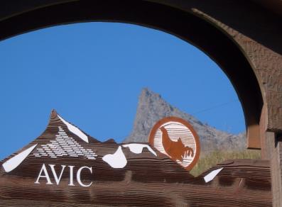 Mont Avic, logotipo y cima - Champdepraz