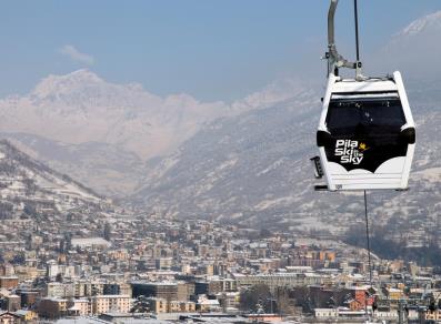 Aosta-Pila cable car