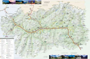 Carta stradale Valle d'Aosta