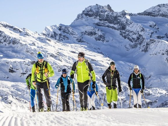 Monte Rosa: uphill slopes for skimo