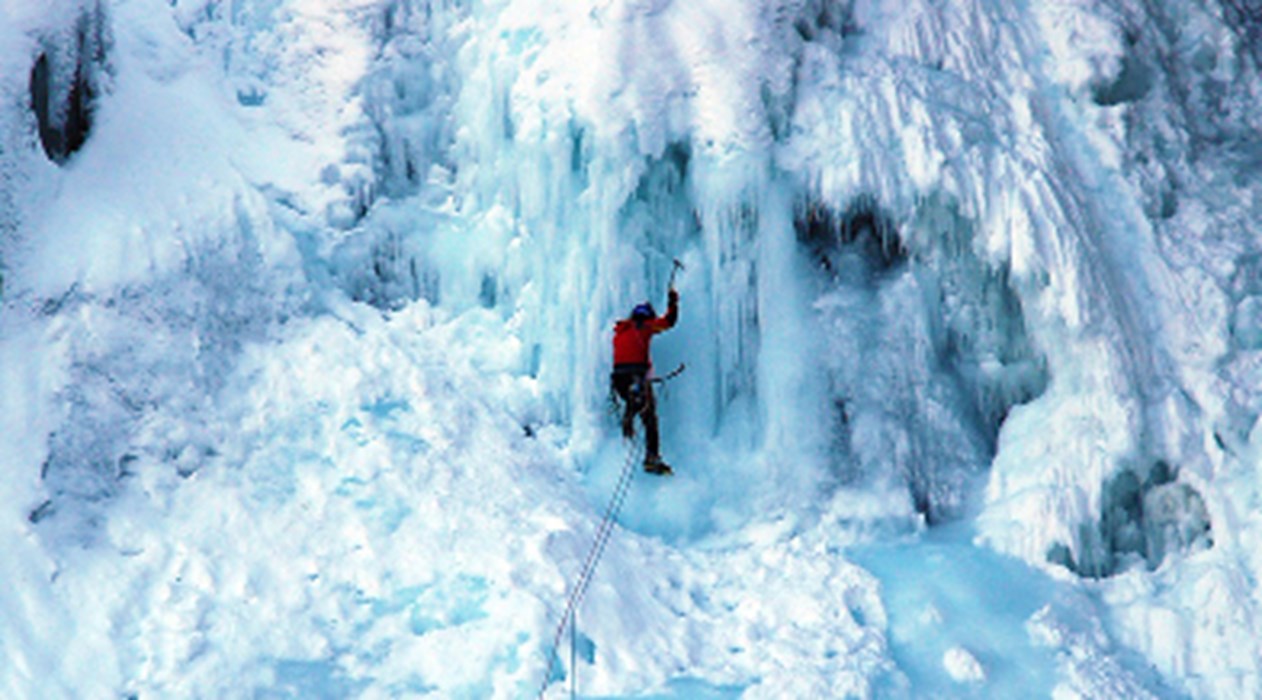 Escalade sur glace