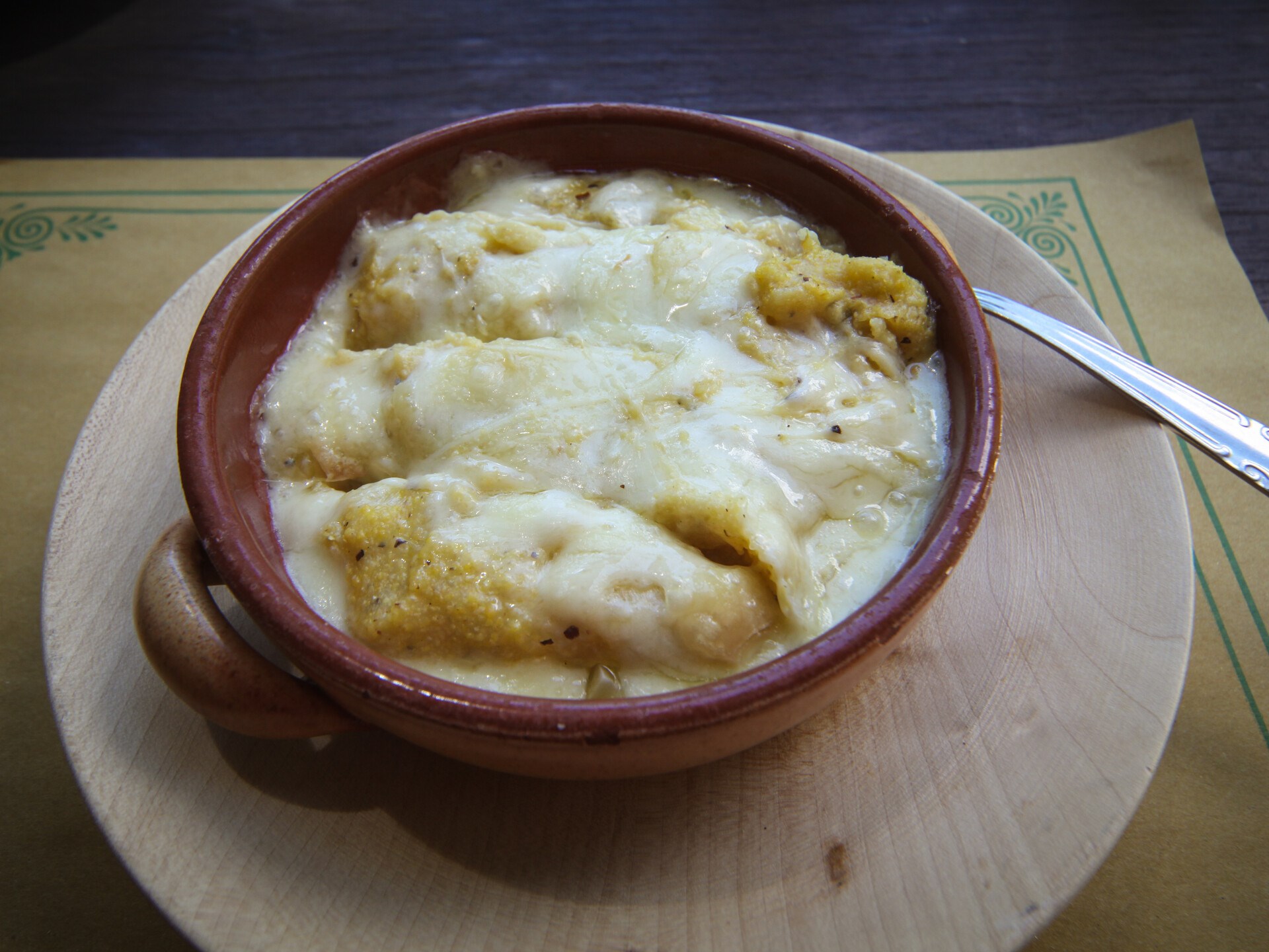 Polenta concia