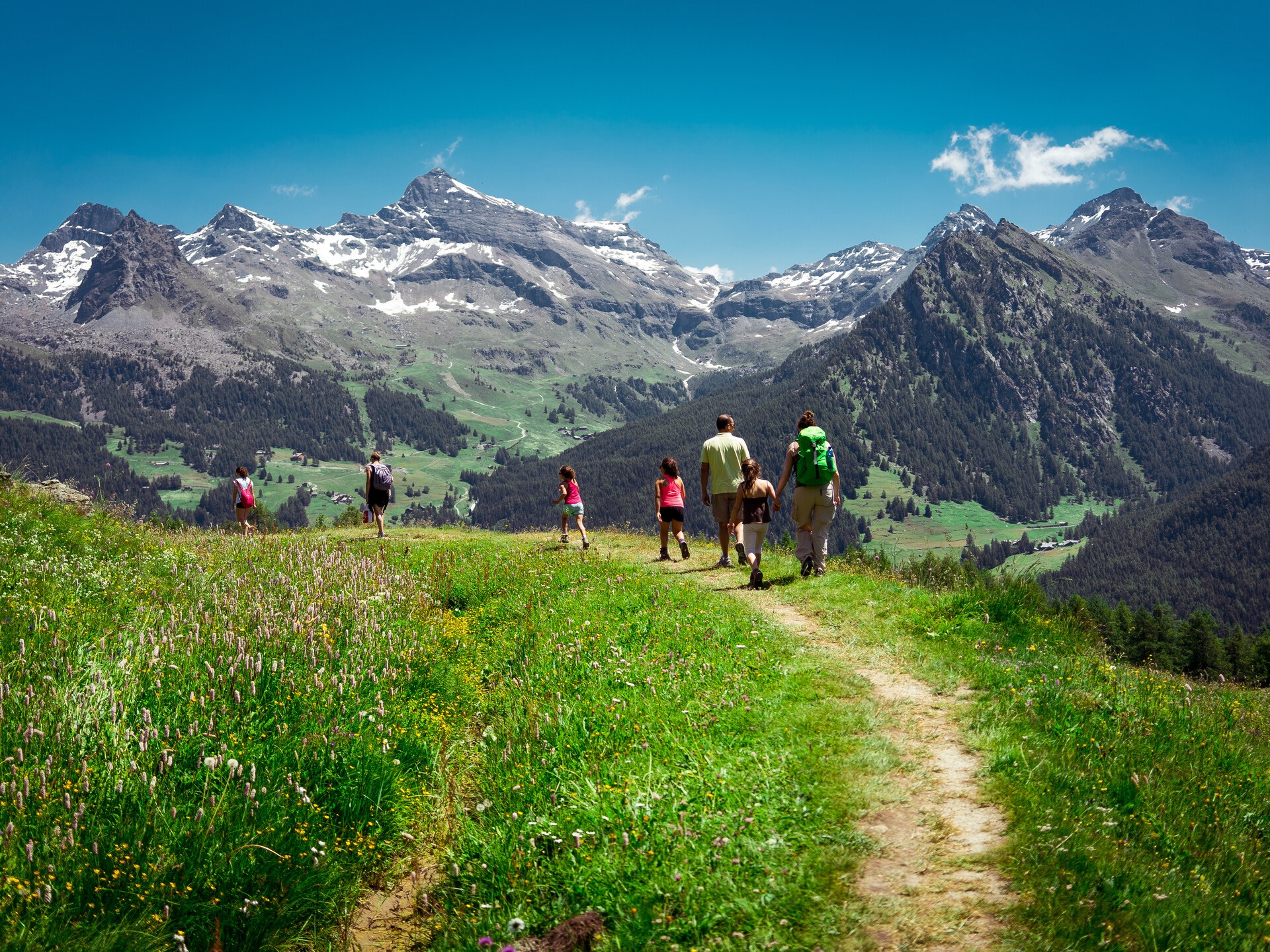 trekking famille