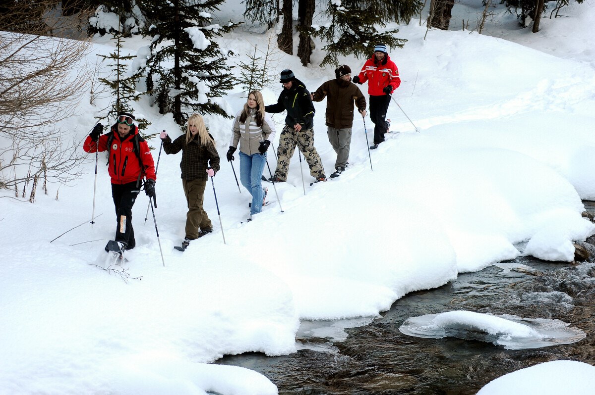 Racchette da neve con guida