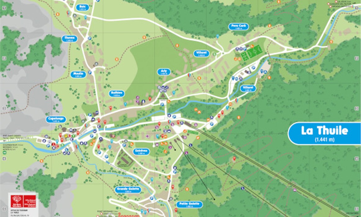Map of La Thuile
