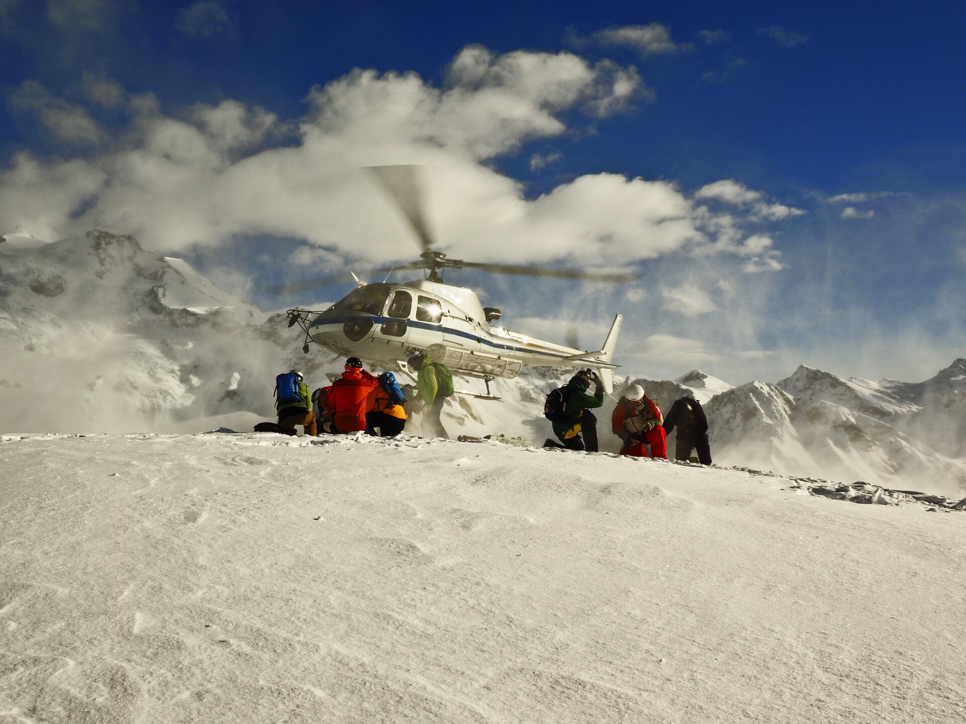 Heliskiing