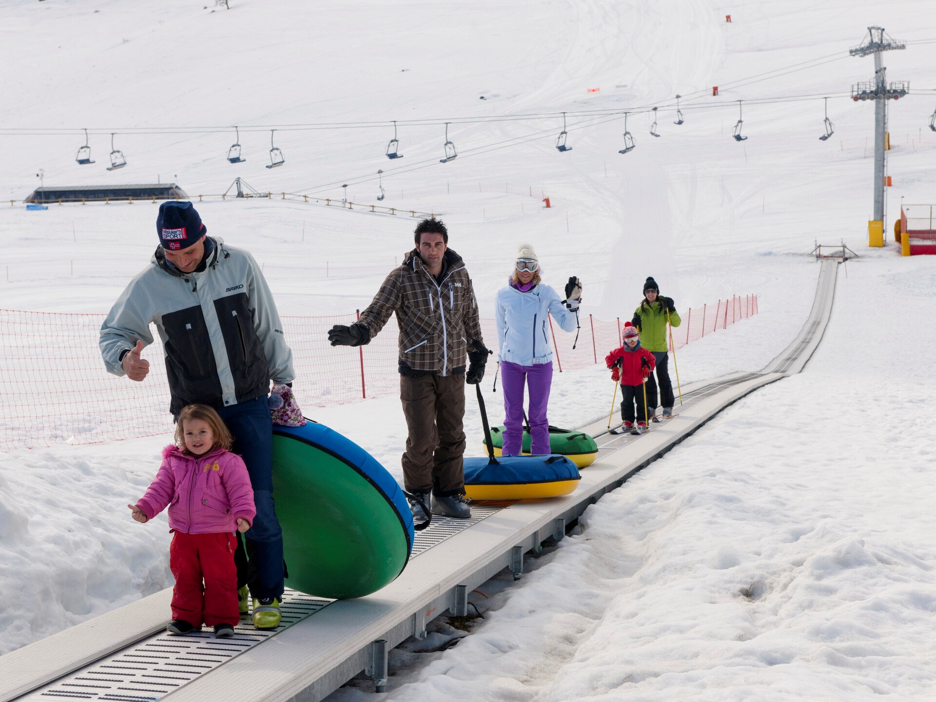 Schnee-Spielplätze