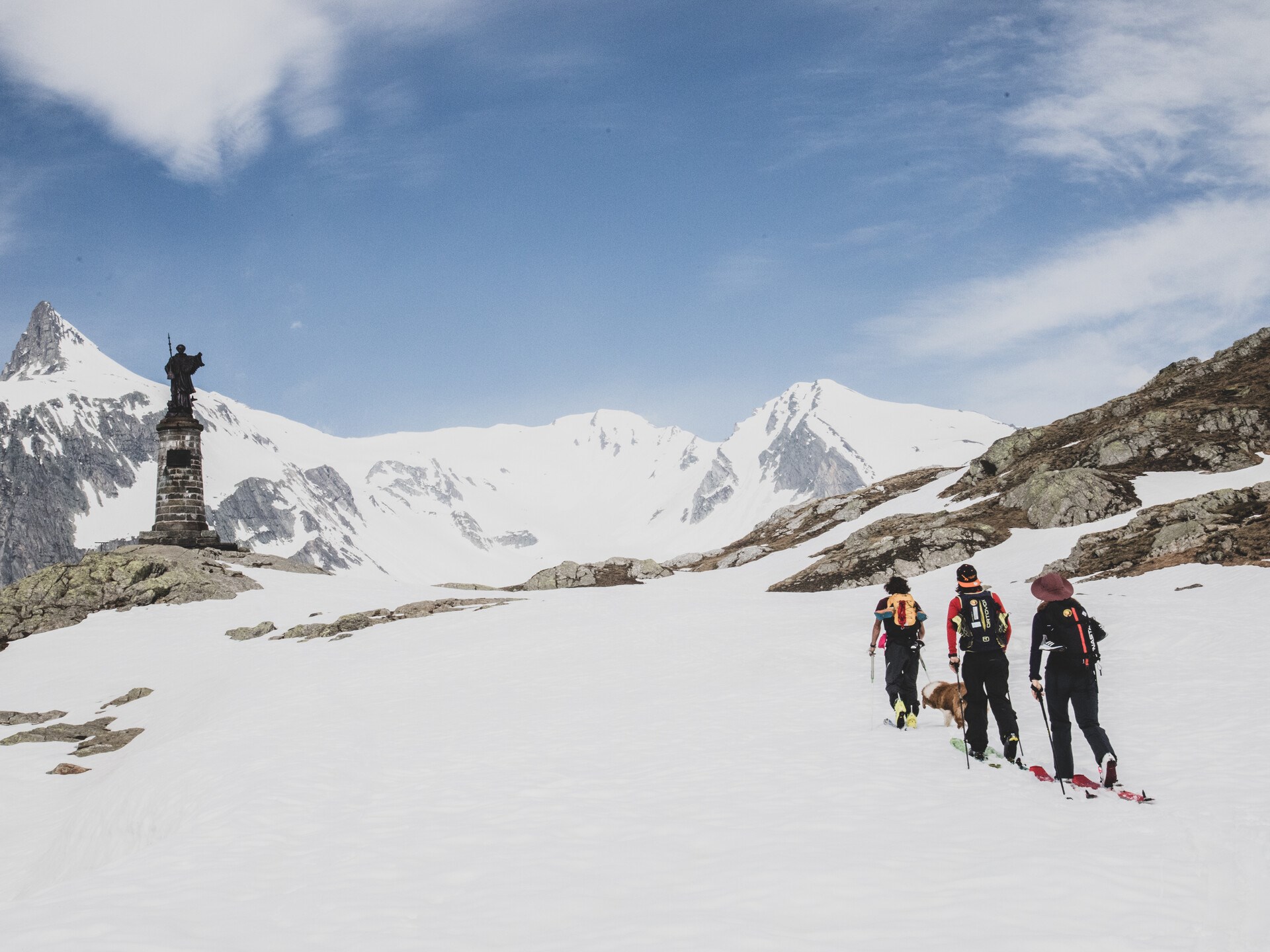Skimo at Grand Saint-Bernard