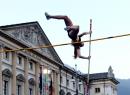 Pole vault on the square