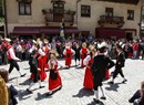 Spectacle du groupe folklorique de Gressoney "Greschòneyer Trachtengruppe"