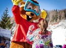 Entertainment for children in the winter park