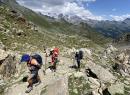 Mehrtägige Wanderung am Monte Rosa:  Berg Tournalin