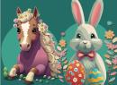 Pasqua & pony al Sunny Ranch
