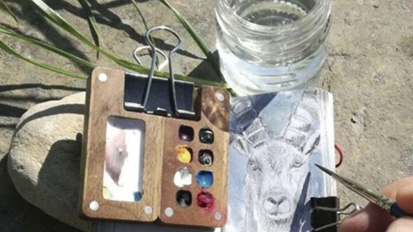 Disegniamo l'arte - Il parco a colori