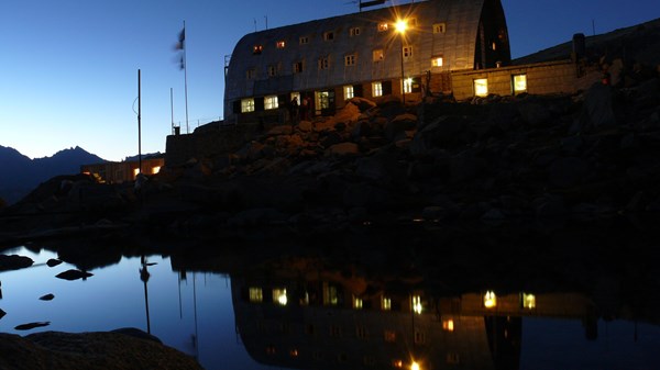 Cena al al Rifugio Vittorio Emanuele II