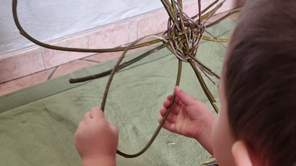 Vannerie (fabbricazione oggetti in vimini) in fiore - Atelier di Falegnameria Didattica