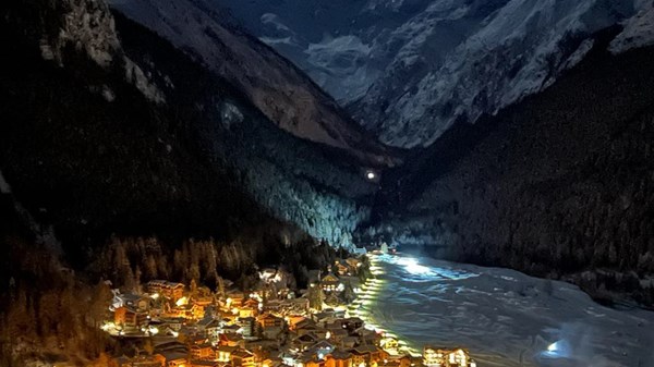 Il tramonto sui 4000