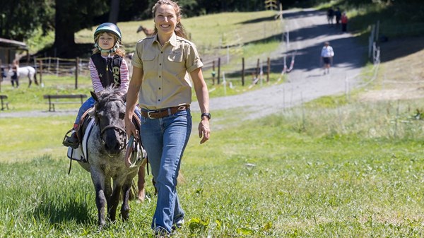 An afternoon at the riding school