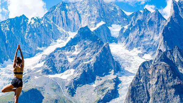 Yoga school of the Mont Blanc