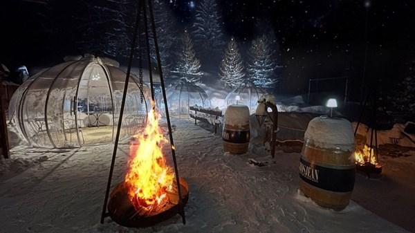 Mont Blanc under the stars - Snowshoeing and aperitif special