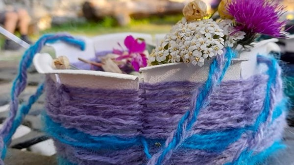 Cestino arcobaleno - Atelier creativo