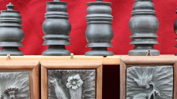 Dimostrazione di lavorazione artigianale - pietra ollare