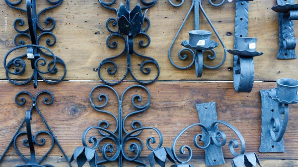 Démonstration de savoir-faire artisanal- fer forgé