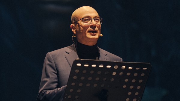 Aosta Classica - Aldo Cazzullo in scena con Francesco: il primo italiano