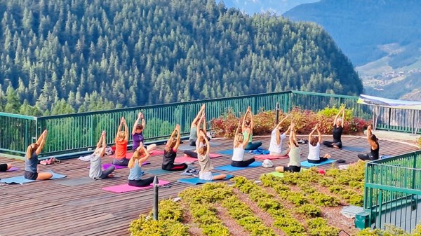Yoga à Chamois.