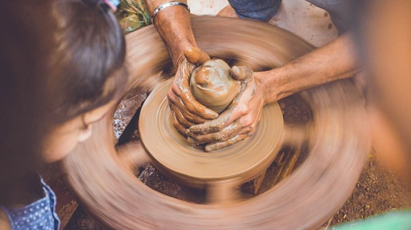 Atelier de poterie créative