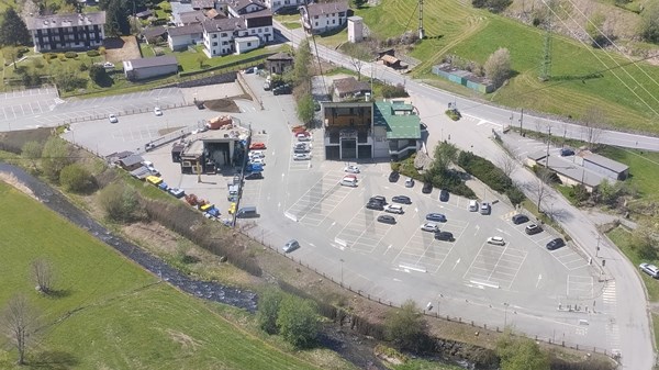 Chamois Cable Car Departure Parking