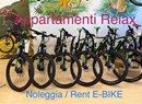 Noleggio E- Bike (c/o Appartamenti Relax)