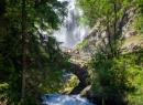 Der Lenteney-Wasserfall