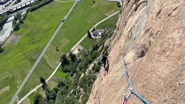 Paretone rock climbing wall