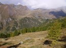 Ascent to the hill of the Monte Rosa Glaciers