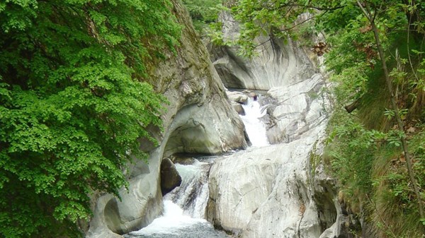 Le tre goye di Hône - Percorso degli orridi