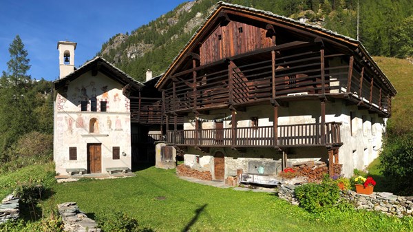 The stadel, old Walser buildings