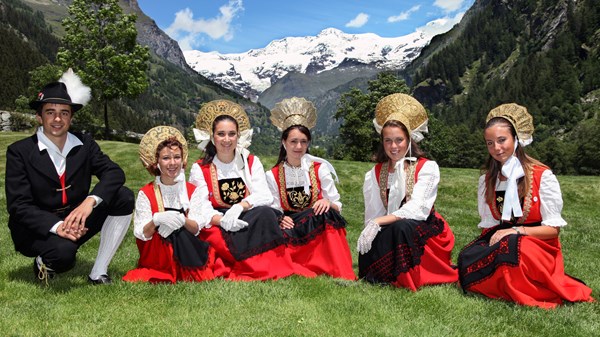 Traditional Gressoney costume
