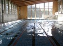 Schwimmbad in der Sporthalle Gressoney Sport Haus