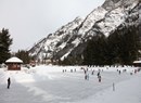 Ice-skating rink at Lake Gover