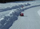 Spielplatz auf der Schnee "Fun Park Dolonne"