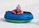 Spielplatz im Schnee "Winter Park" in Torgnon