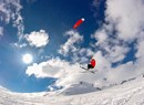 Snowkite in La Thuile