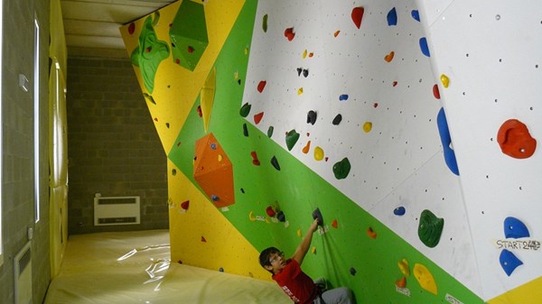 Indoor climbing Aosta